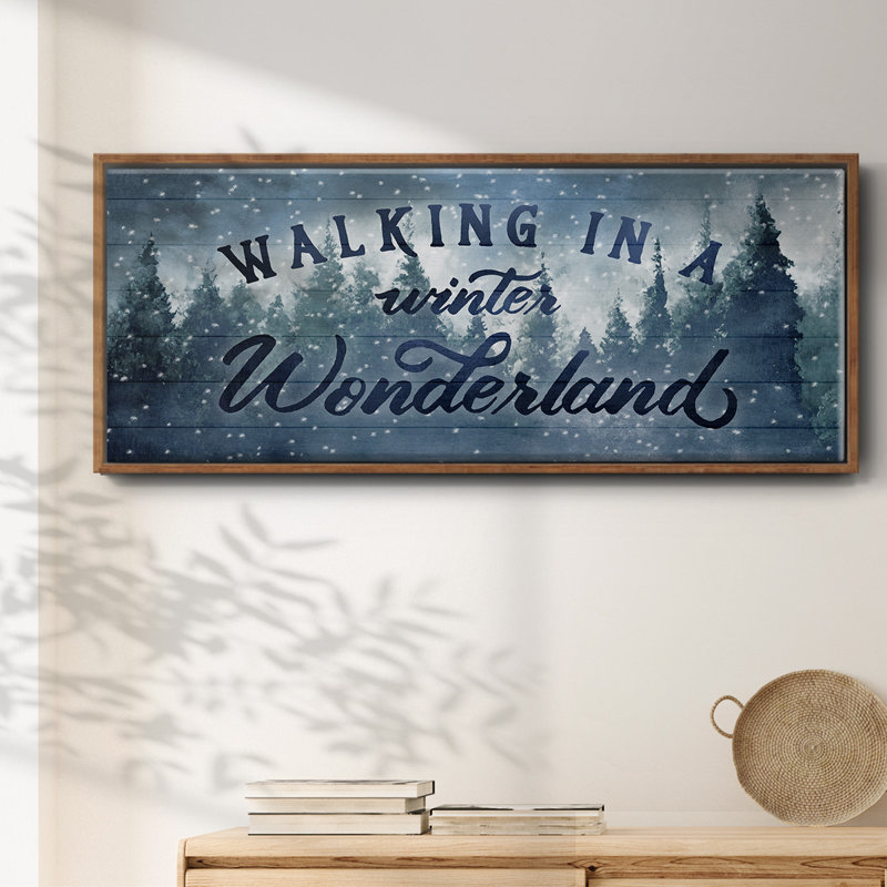 Winter Wonderland- Framed Canvas