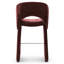 Tabouret de comptoir moderne 26,5 po entièrement revêtu de chenille-1856926747