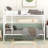 White Twin Over Bunk Bed - Provides Extra Sleeping Space A Stable Surface