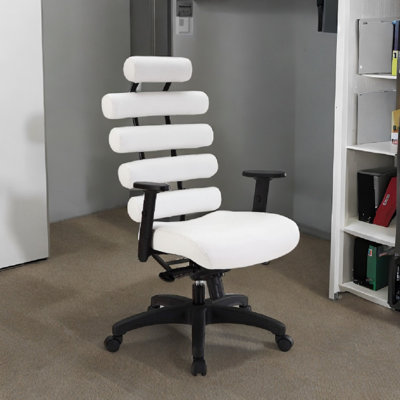 Noom Leather High Back Office Chair by Inbox Zero