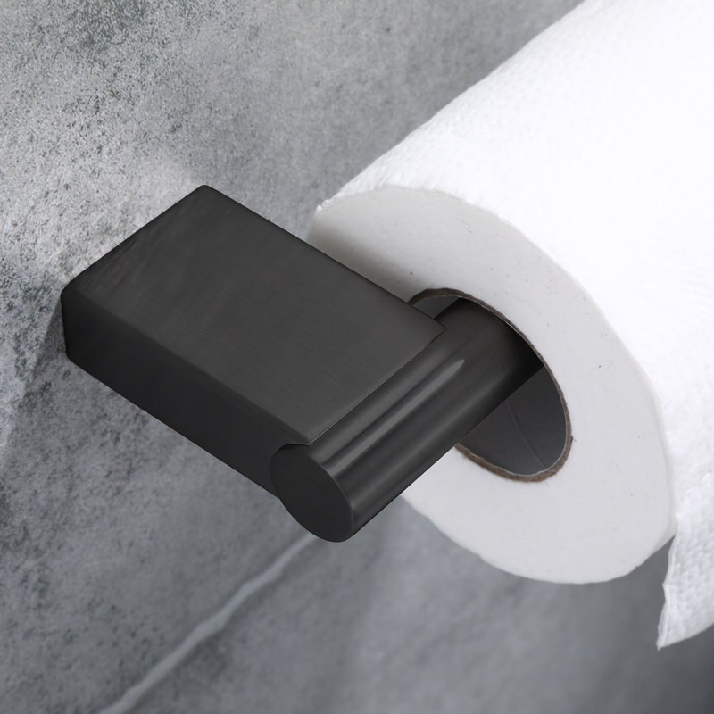 Ensemble de quincaillerie de salle de bain 3 pièces, Noir mat