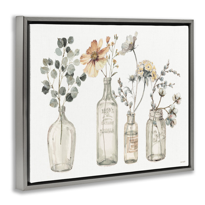 Art mural sur toile Floater, Cadre flottant gris lustré, H 21 po x l 17 po