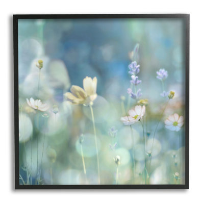 Photographie de jardin floral encadrée sur bois par Kate Carrigan