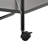 Foldable 2-Tier Open Storage Cart