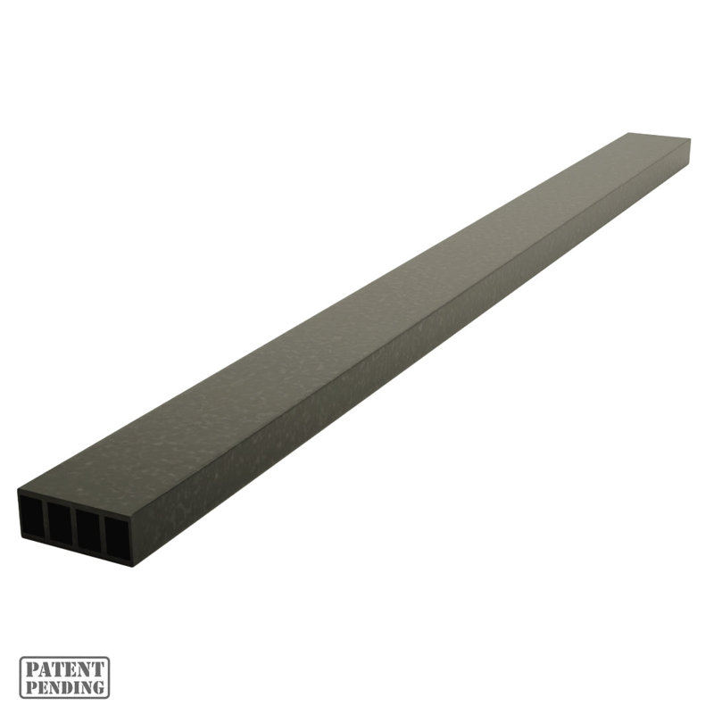 18 po x 2,5 po x 1 po Support de pont The Original, H 1 po x l 2,5 po x P 18 po