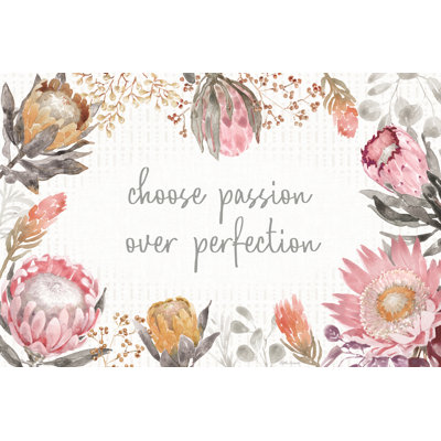 Petal Passion I Soft Boho by Beth Grove - Wrapped Canvas Print
