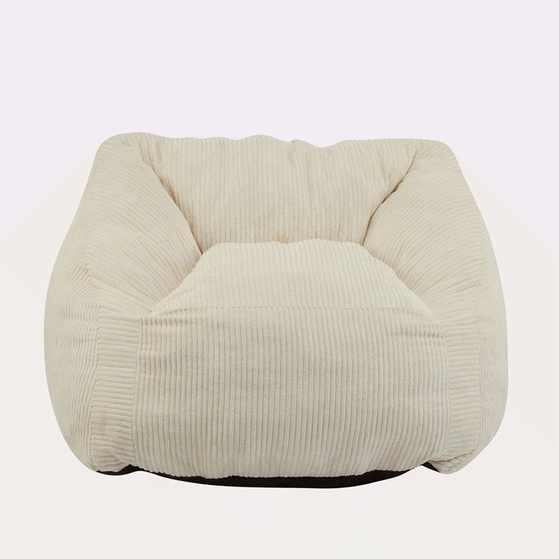 Fauteuil à billes d'intérieur en fausse fourrure