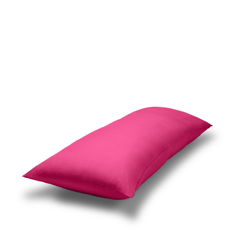 Microfiber Body Pillowcase - Zipper Closure, Pink