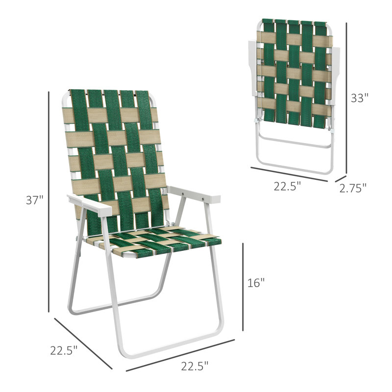 Of 2 Folding Patio Chairs, . Classic Outdoor Chairs With , Perfect For Camping, Garden, Pool, Beach And Backyard Enjoyable Soothing Times Camping Suitable Reassuring