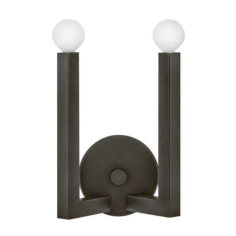 Bronsyn Candle Wall Light, Black Oxide