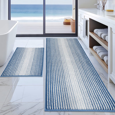 Soft Shaggy Absorbent Non-Slip Bath Mat