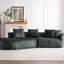 Canapé modulaire de conception moderne - Chenille 4 de 114 po avec siège spacieux, excellent soutien, 4 coussins pour le revêtement de la chambre à coucher 4, coussins extra profonds et larges, combinaison pour la maison-802233689
