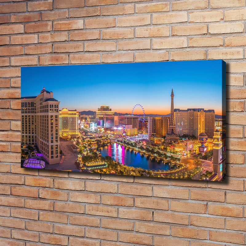 Las Vegas USA - Wrapped Canvas Print
