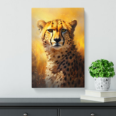 Cheetah Romanticism No.2 - Wrapped Canvas
