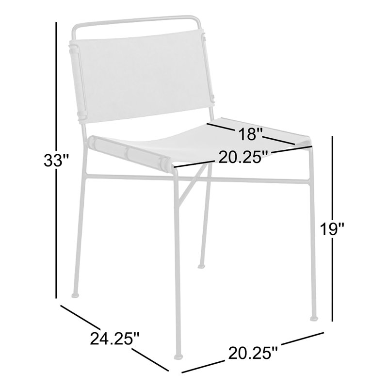 Loralee Upholstered Dining Chair, Black