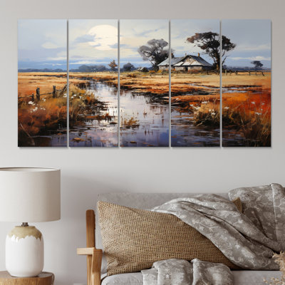 Ensemble de décoration murale Farmhouse River Reverie I - Paysages
