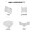 Bedding - 5 Piece, White , Microfiber, Ruffled & , , Machine Washable Accents Microfiber Bed Pieces, Ruffled, Decor
