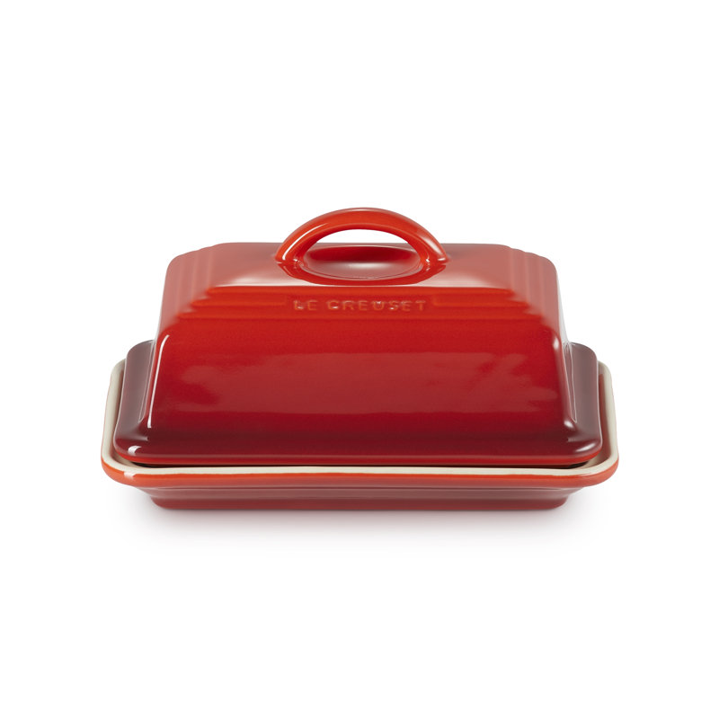 Le Creuset Breakfast Butter Dish, Cerise