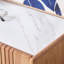 Rangement pour chaussures en bois massif Burlywood