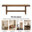 Banc en bois récupéré de 55 po de largeur-1037114563