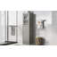 Armoire de salle de bain haute, armoire de rangement autoportante avec tiroir et porte en acrylique, armoire de rangement de salle de bain pour la maison-743366824