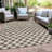 Machine Washable Indoor/Outdoor Xhevrie Brown Rug-885240167