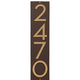 Floating 1-Line Wall Address Plaque