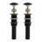 Vessel Sink Pop-Up Drain with black ceramic cap without overflow Set of 2-114825708