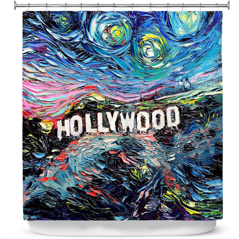 Rideau de douche simple van gogh jamais saw