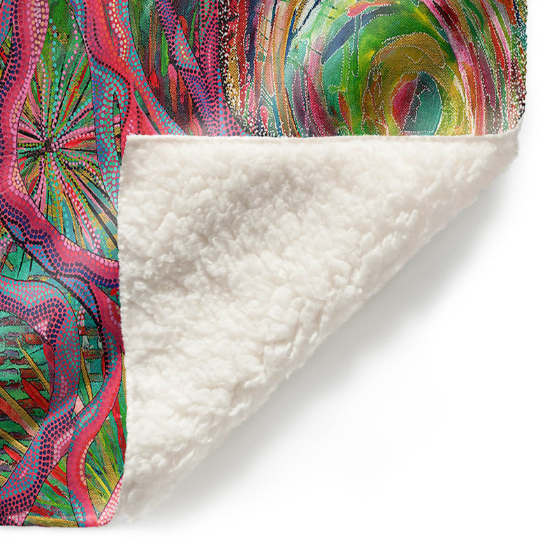  Jeté Tropical Coral Sunrise, l 51 po x L 60 po