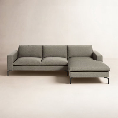 New Standard Upholstered L-Shaped Sofa & Chaise