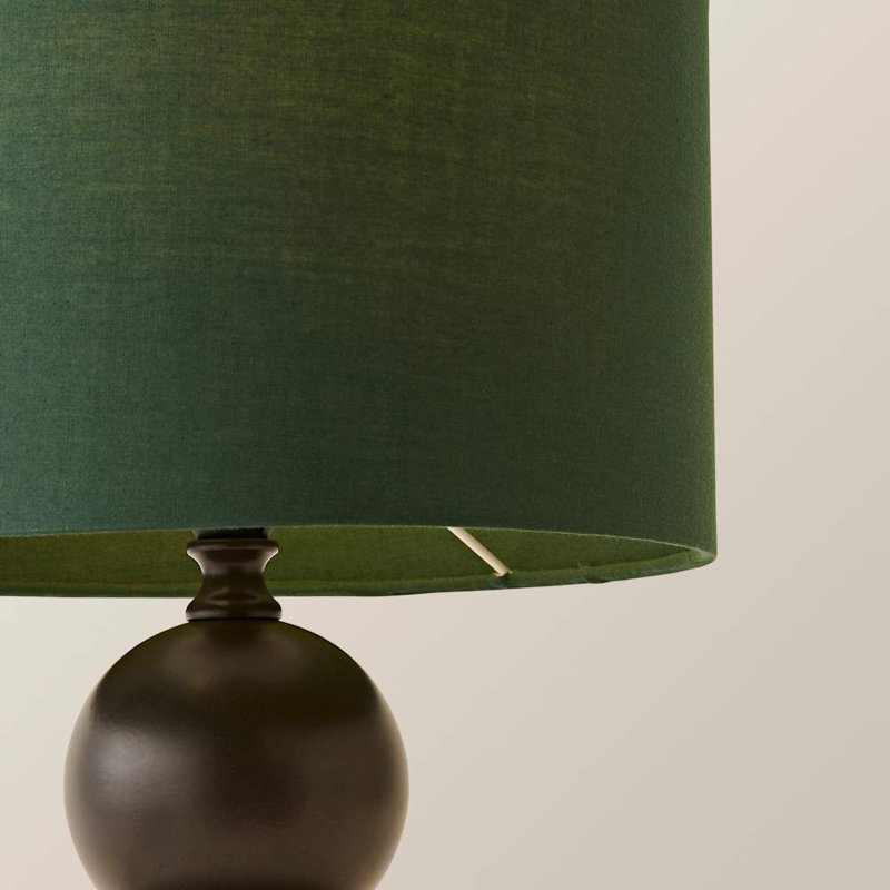 Coelho Metal Table Lamp, Green
