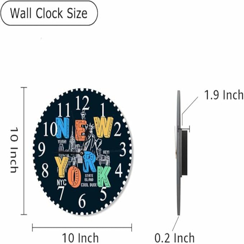 Horloge murale New York