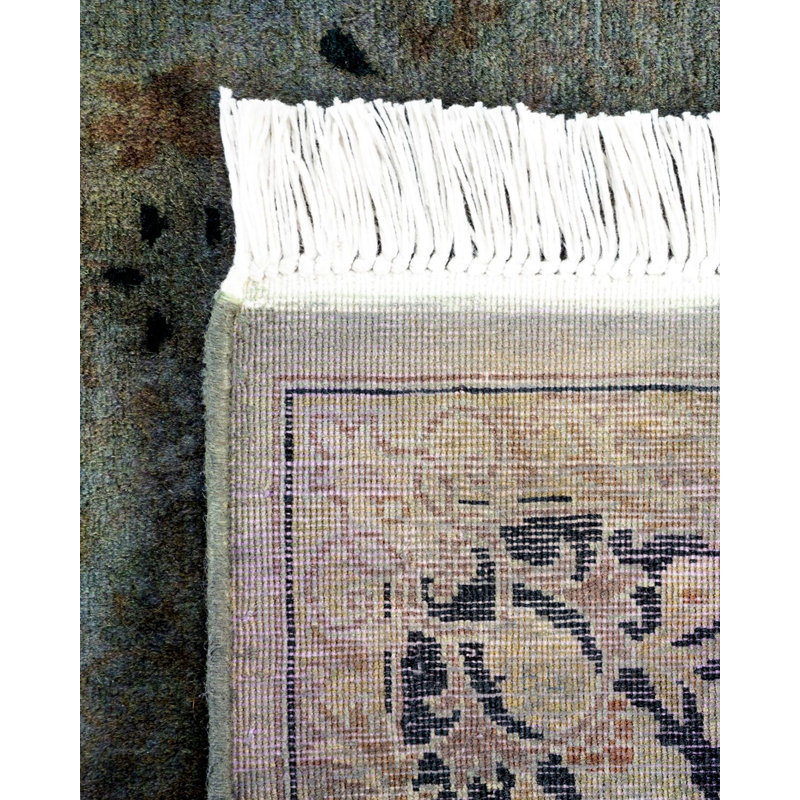 Fine Vibrance One-of-a-Kind 3' 0" X 10' 2" Hand Knotted Area Rug