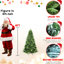 Arbre de Noël classique de 4 pi avec 636 pointes en PE +, branches de mise en valeur du stress, support en métal solide pour les décorations Décorations saisonnières traditionnelles à base tombante automatique de 4 pieds