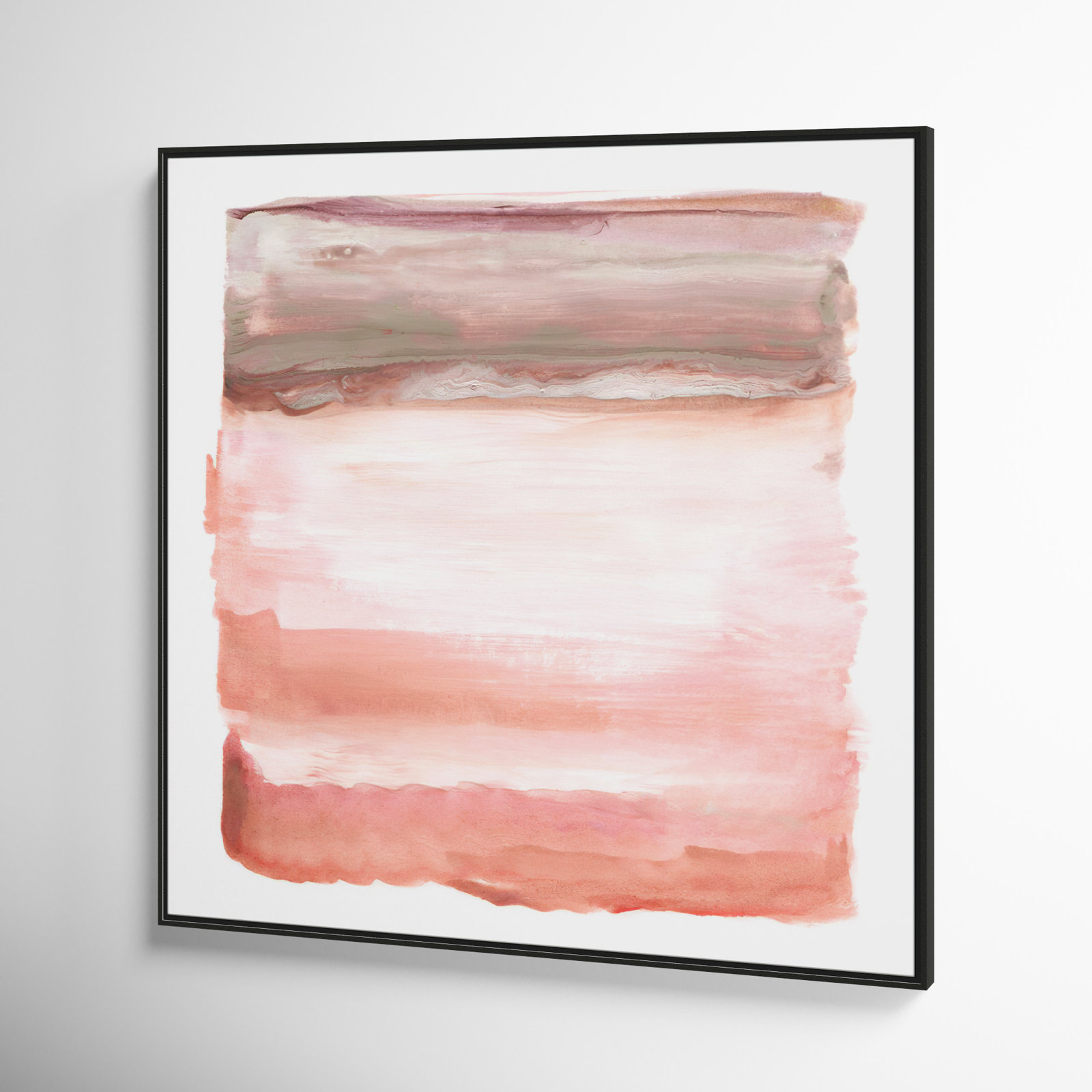 Lakeland "Boho Sky I" Print by Nan, 46.5" H x 46.5" W x 2" D, Espresso