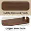 Table rectangulaire de 60 po en placage de bois massif, table de canapé large, table de canapé derrière avec amplement de rangement pour le vestibule et le salon, brun foncé, table-47088044