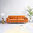Ansonia 85" Velvet Square Arm Sofa-1178304083
