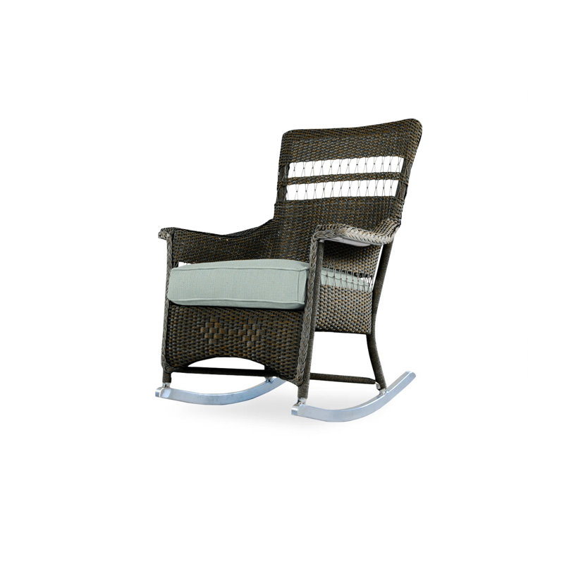 Nantucket Outdoor Rocker Chair, Sandberg Dove, Mink