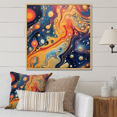 " Orange Blue Galactic Universe II "