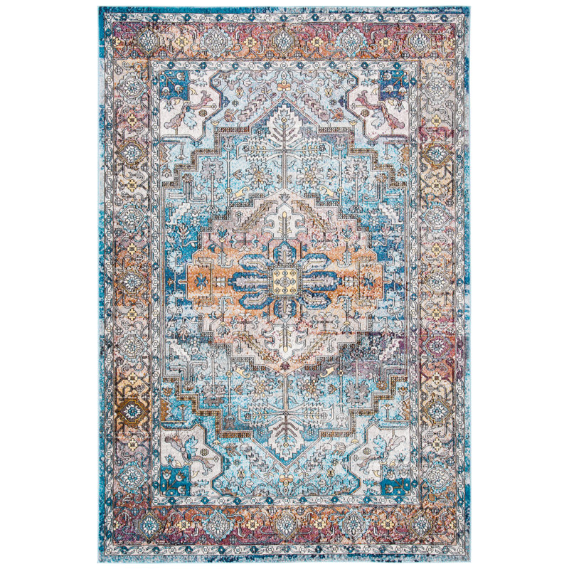 Hocker Performance Oriental Rug, Rectangle 4' x 6'