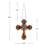 Tiffany Style Stained Glass Window Panel Cross Design 20"H