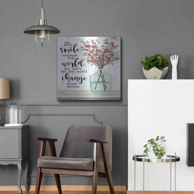 Let Your Smile Change the World' by Cindy Jacobs, Metal Wall Art