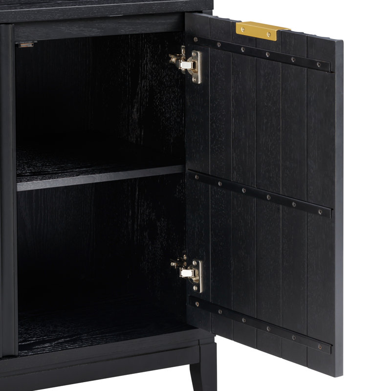 Ensemble de meuble télé ou meuble télé Coggins, Chêne noir