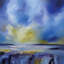« blue symphony i », peinture sur toile tendue-18775742-74302854-74302855