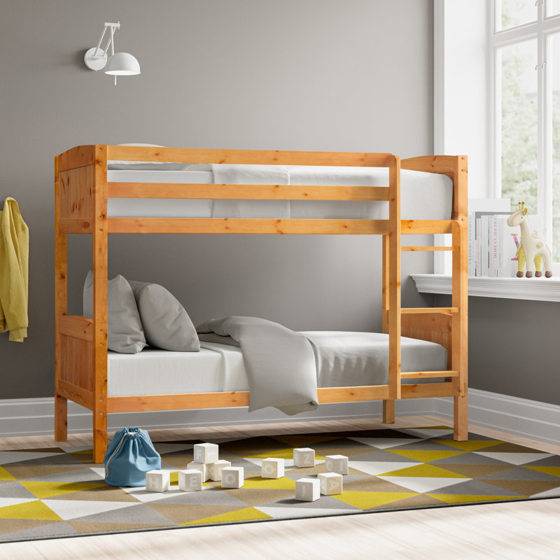 Isabela Kids Bunk Bed, Caramel, 147cm H X 97cm W X 198cm L