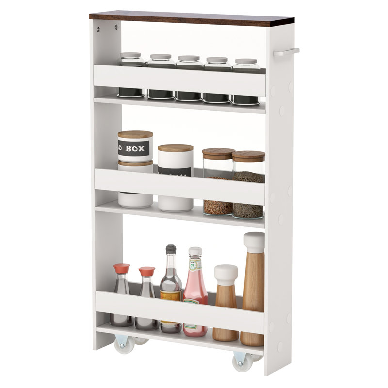 Nahomi Bar Cart, White
