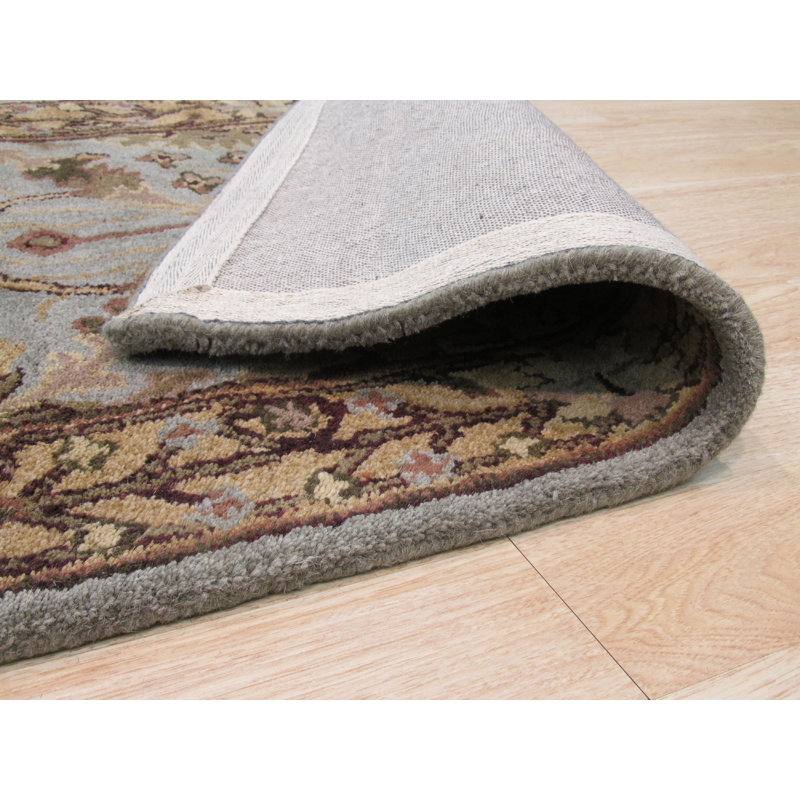 Brinkerhoff Oriental Tufted Wool Blue Area Rug
