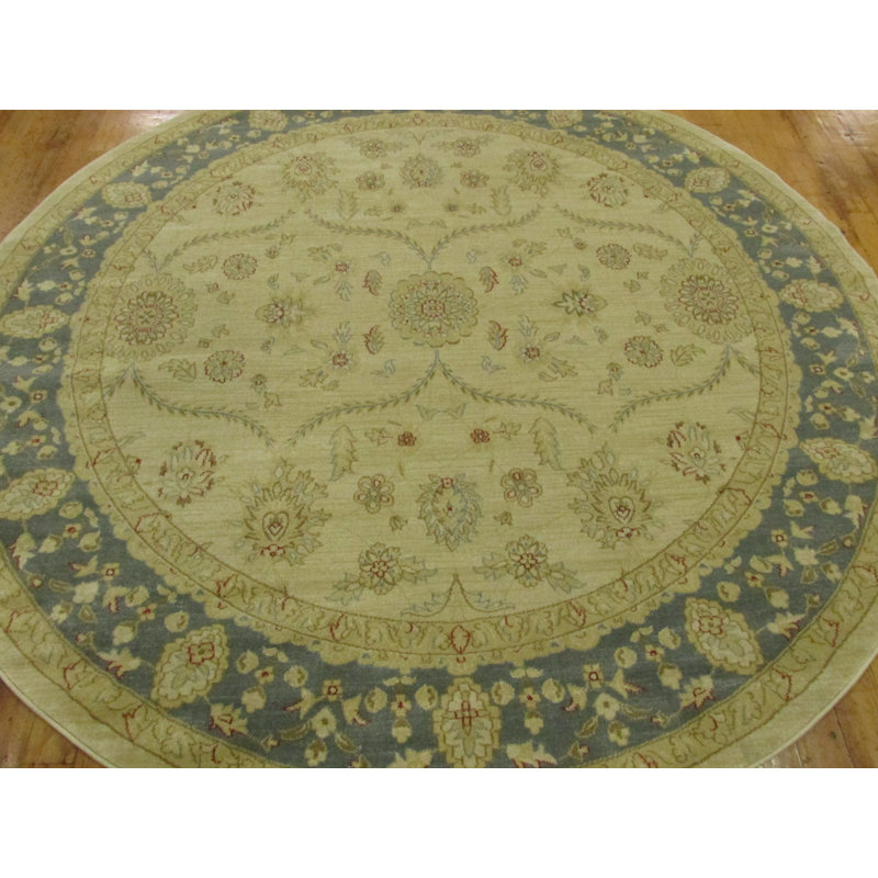 Tapis crème Moore, Rond 8 pi