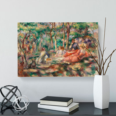Picnic by Pierre-Auguste Renoir - Wrapped Canvas
